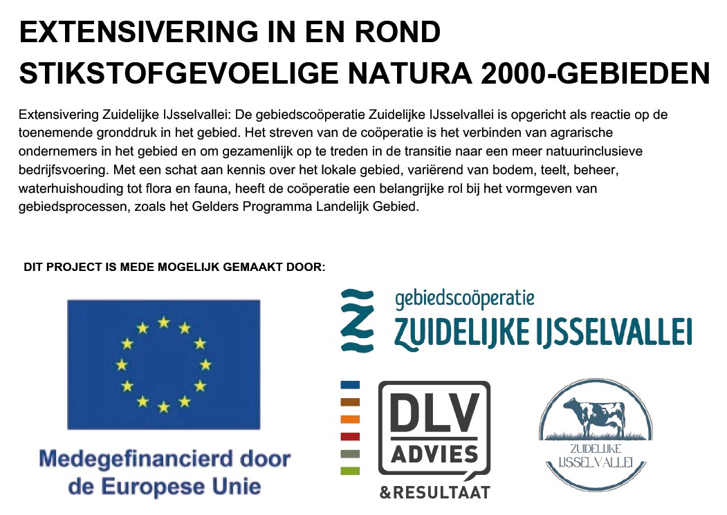 bord zuidelijke ijsselvallei extensivering